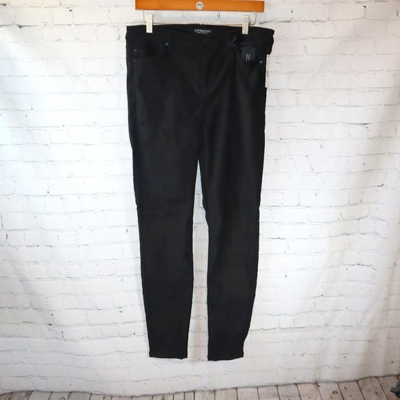 Liverpool Los Angles Black Abby Ankle Skinny Pants/Jeans Women's Size 10/30-NWT - Picture 1 of 12